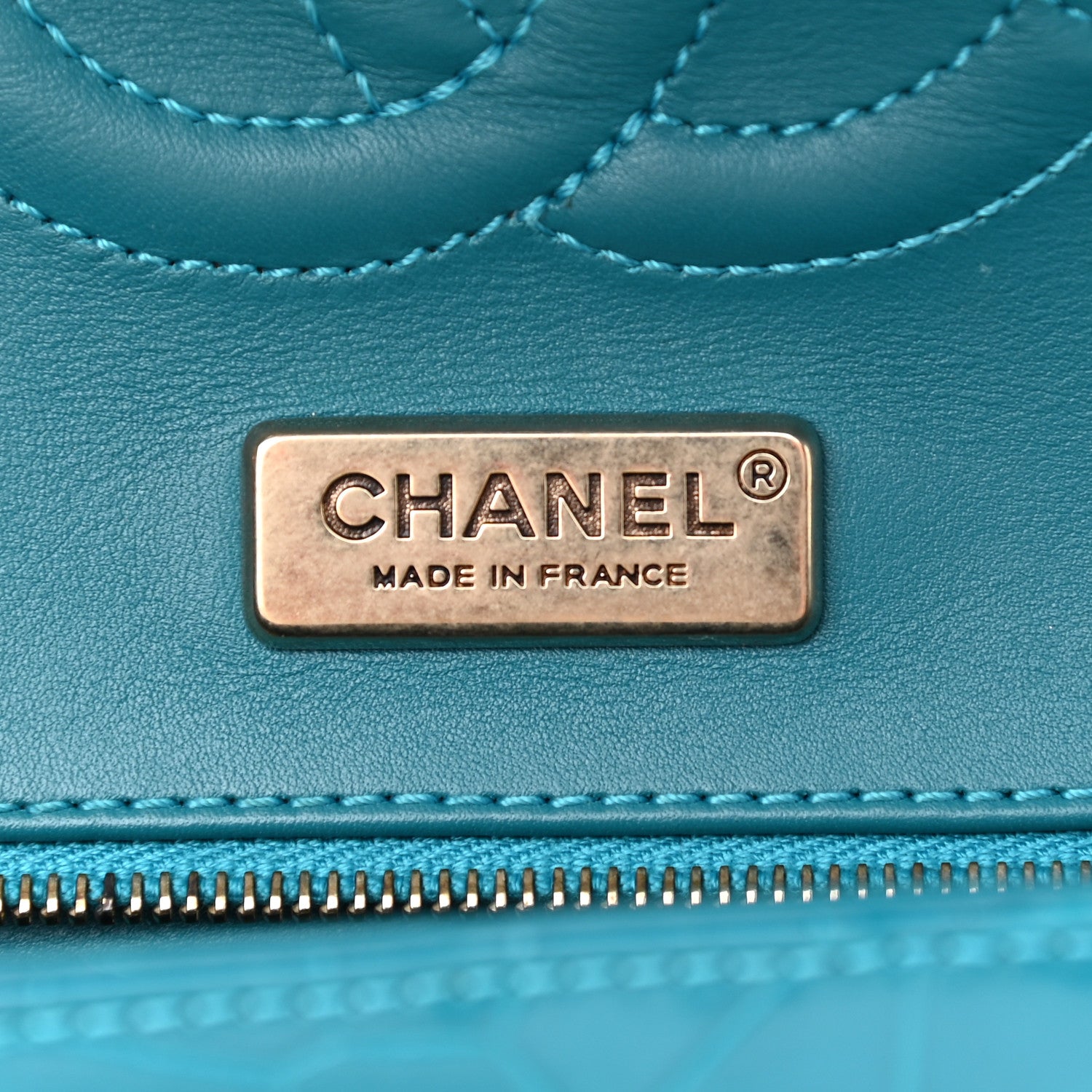 Chanel Alligator Medium Double Flap Blue 5 of 11