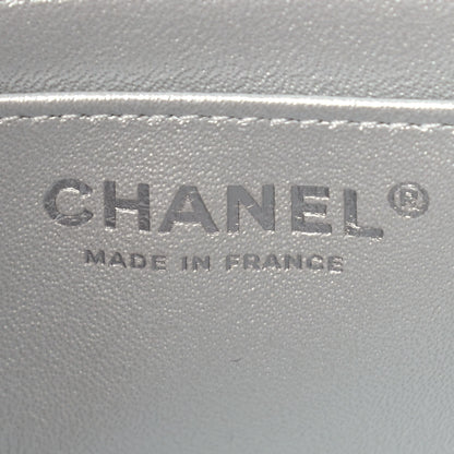 Chanel Metallic Grained Calfskin Quilted 2.55 Reissue Mini Flap Silver 6 of 9