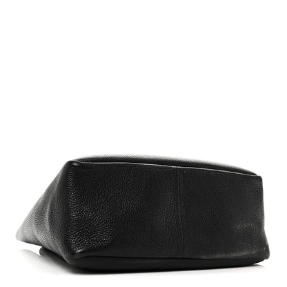 Prada Vitello Daino Soft Large Dynamique Tote Black 3 of 8