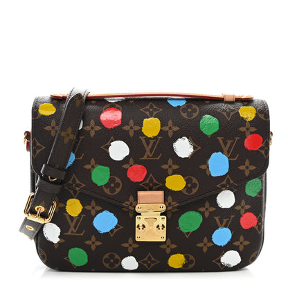 Louis Vuitton LV x YK Monogram Painted Dots Pochette Metis 1 of 10