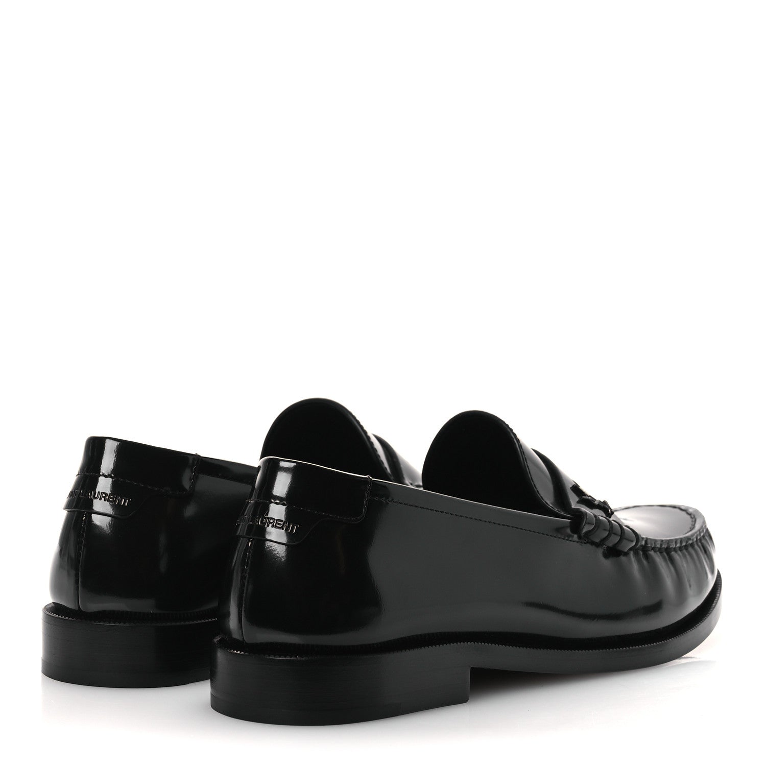 Saint Laurent Magnum Lux Calfskin Le Loafer 15 Moccasins 39 Black 5 of 12