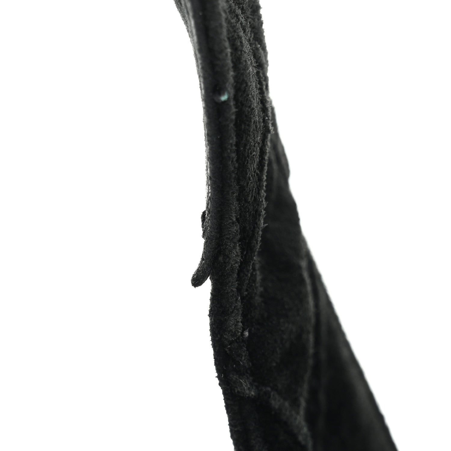 Chanel Suede Stitched Hobo Black 11 of 12