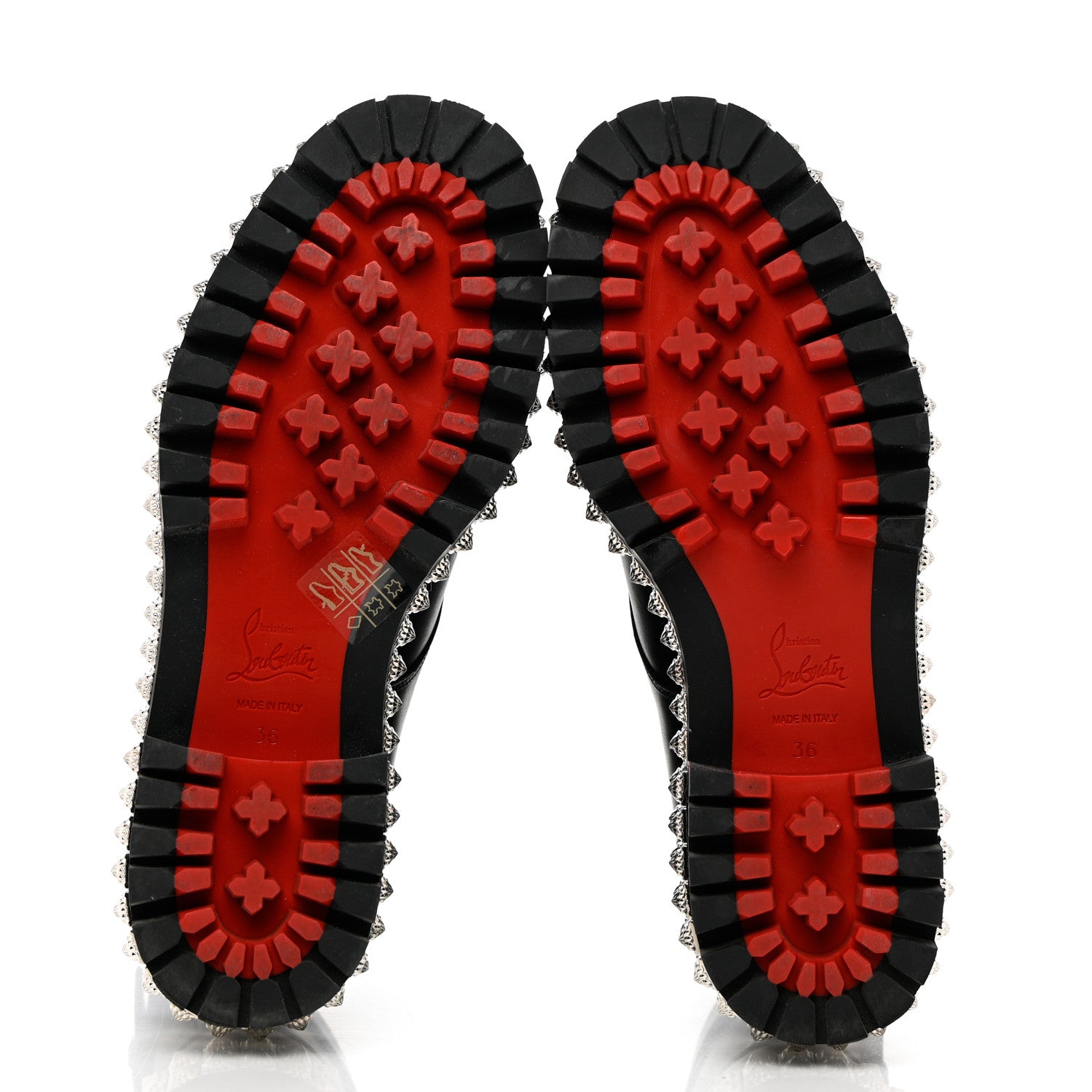 Christian Louboutin Calfskin King St Boots 36 Black 6 of 9