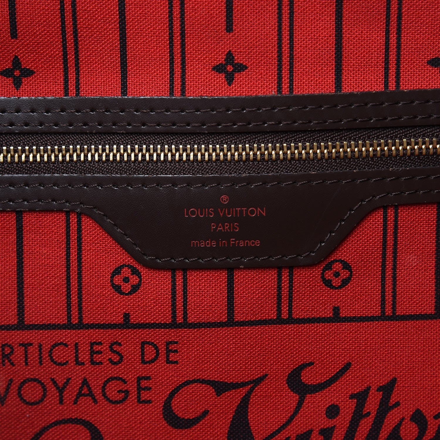 Louis Vuitton Damier Ebene Neverfull MM 6 of 16