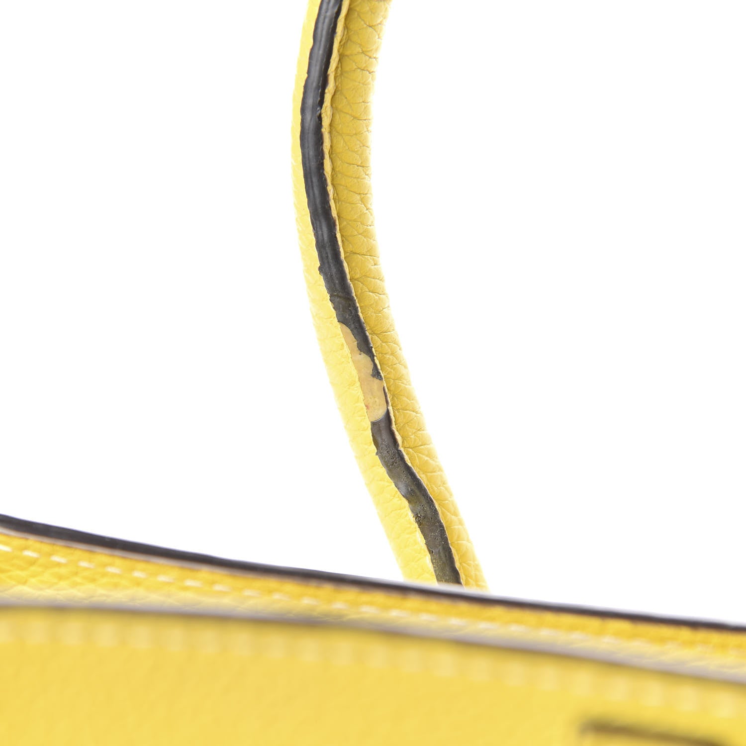 Celine Drummed Calfskin Micro Luggage Citron 8 of 14