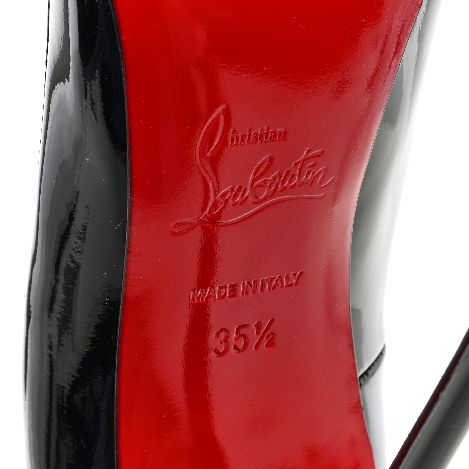Christian Louboutin Patent So Kate 120 Pumps 35.5 Black 6 of 9