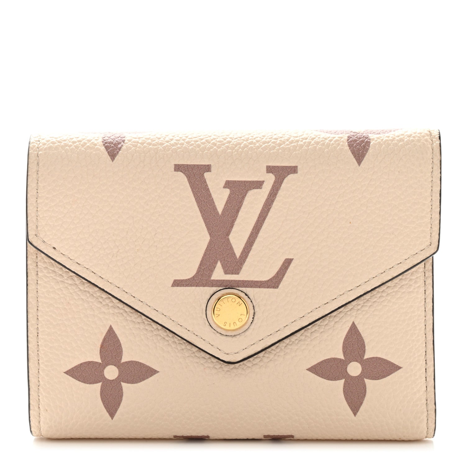 Louis Vuitton Empreinte Monogram Giant Victorine Wallet Creme Bois De Rose 1 of 6