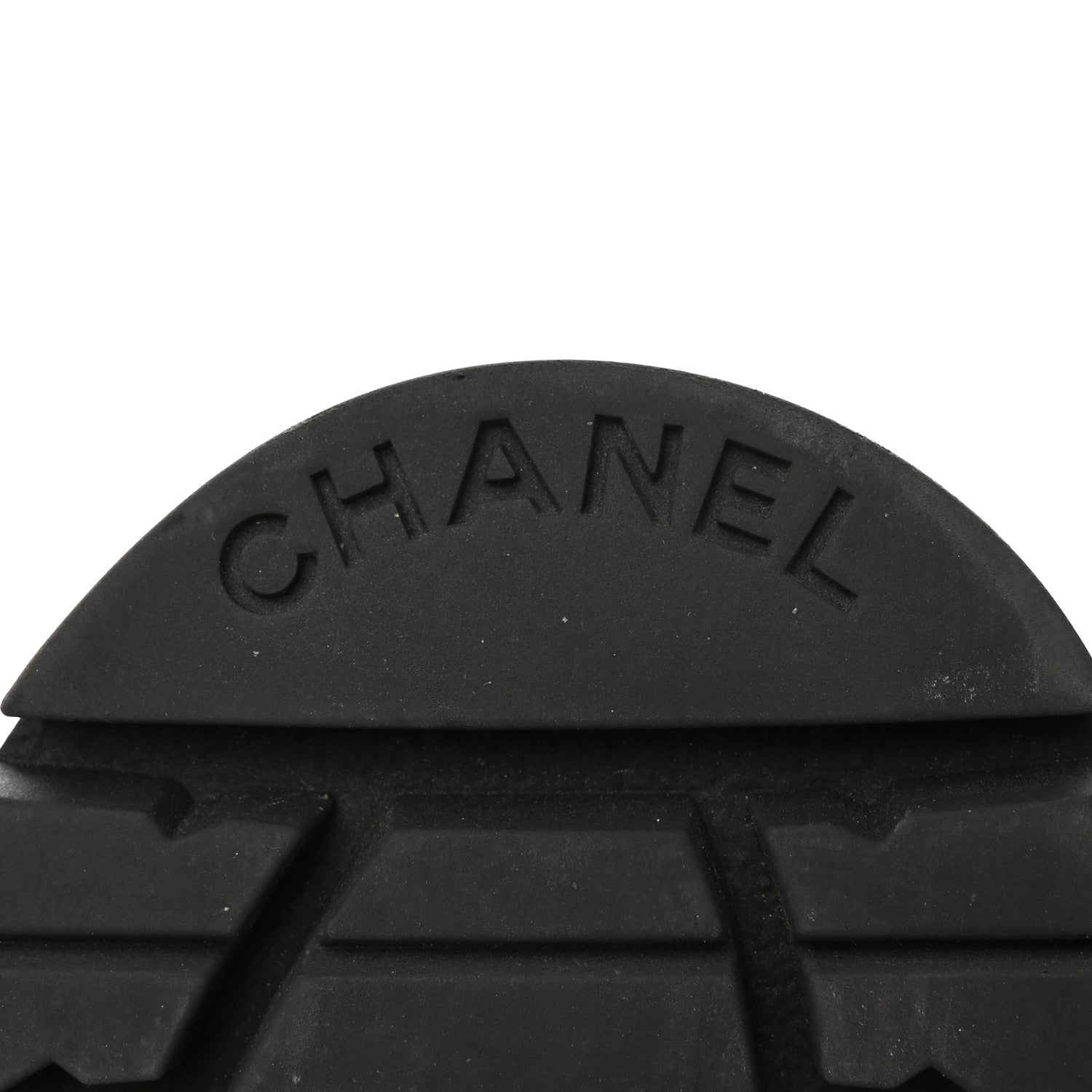 Chanel Calfskin CC Lace Up Combat Boots 38 Black 16 of 16