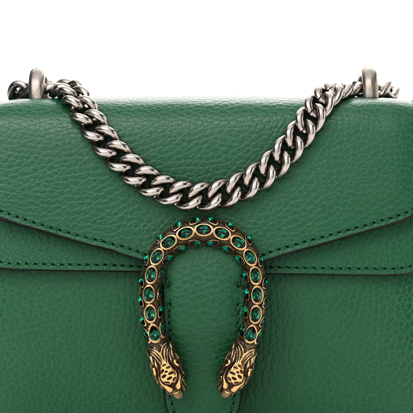 Calfskin Mini Dionysus Shoulder Bag Emerald