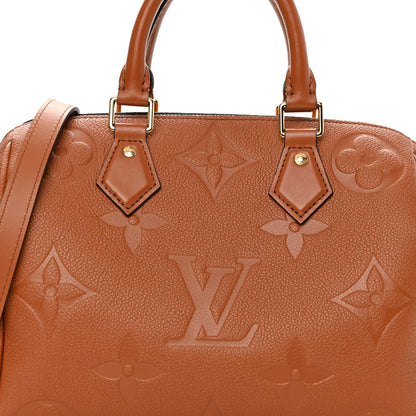 Louis Vuitton Empreinte Monogram Giant Speedy Bandouliere 25 Cognac 7 of 9