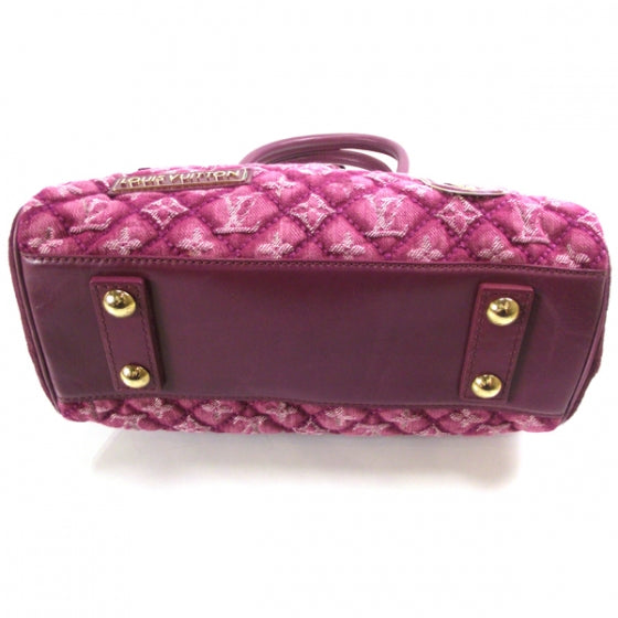 Louis Vuitton Monogram Denim Quilted Linda Fuchsia 4 of 10