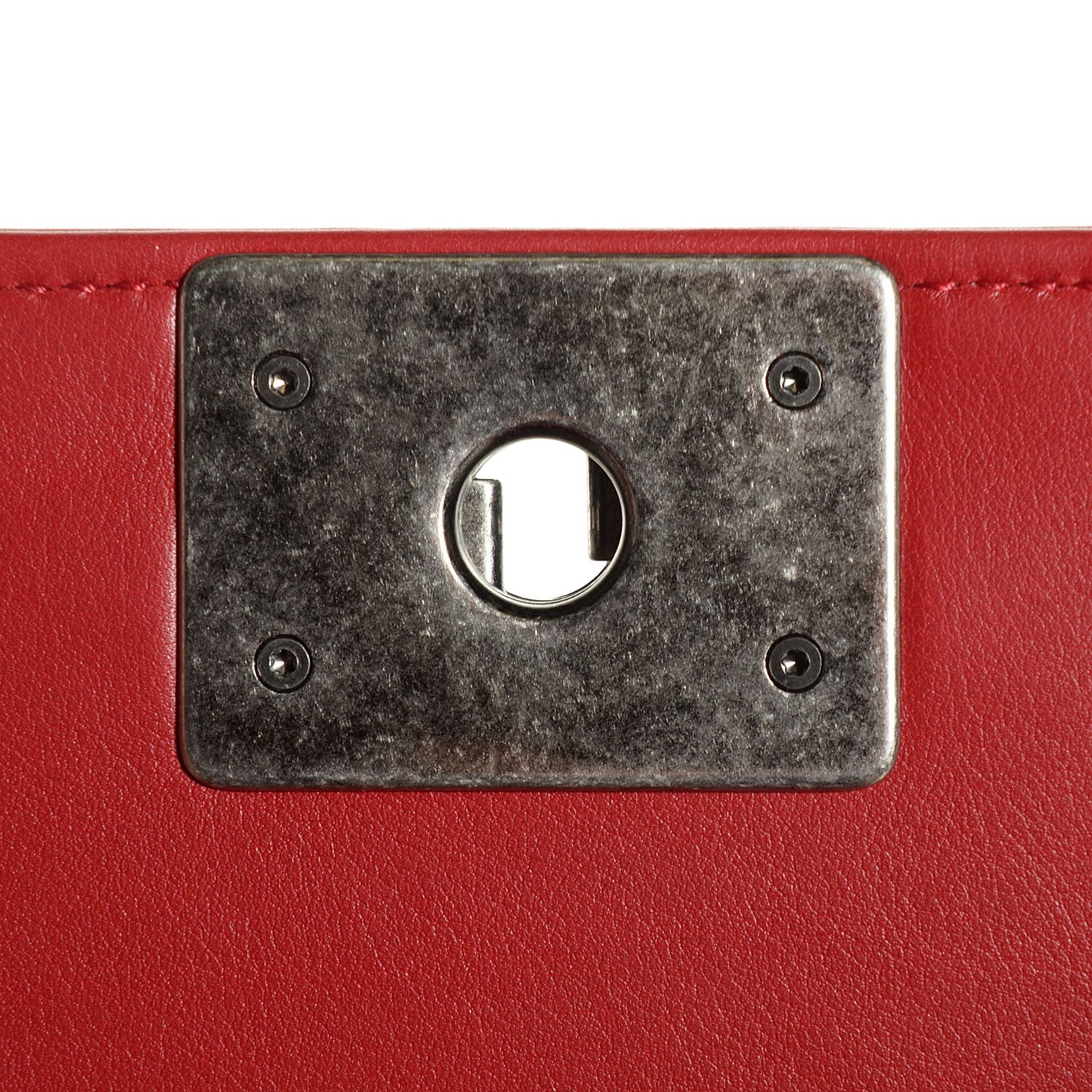 Chanel Lambskin Quilted New Medium Boy Flap Red 9 of 9