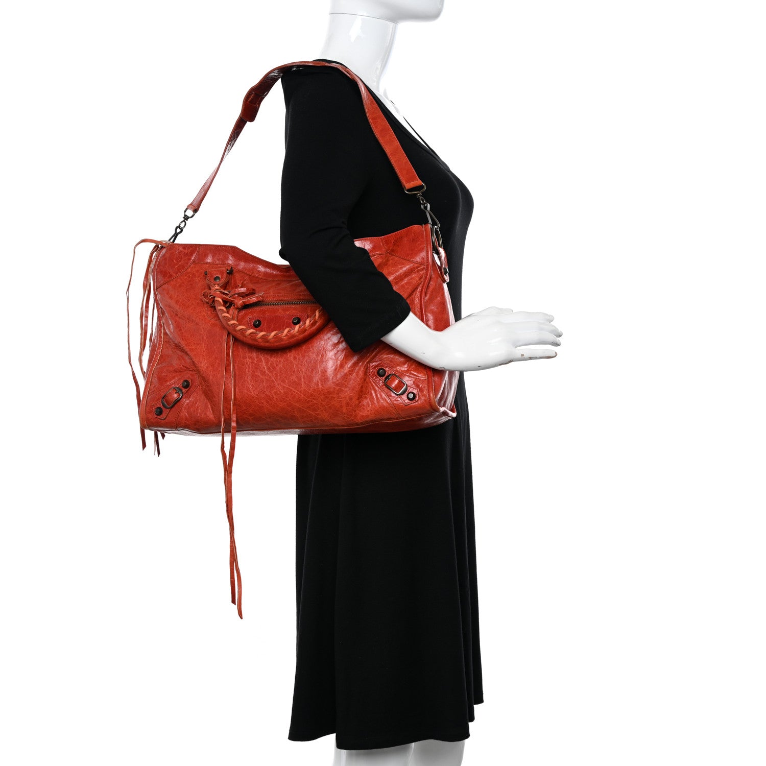 Balenciaga Agneau Classic Hardware City Rouille 2 of 9