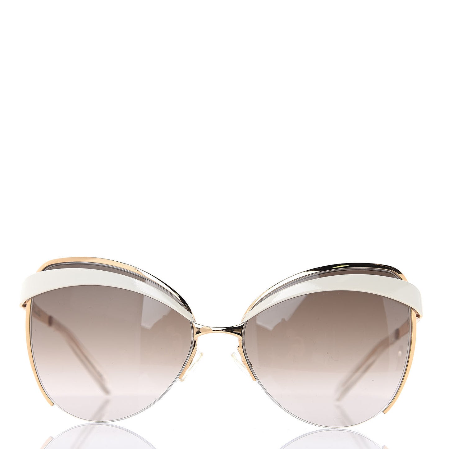 Eyes1 Sunglasses White Gold