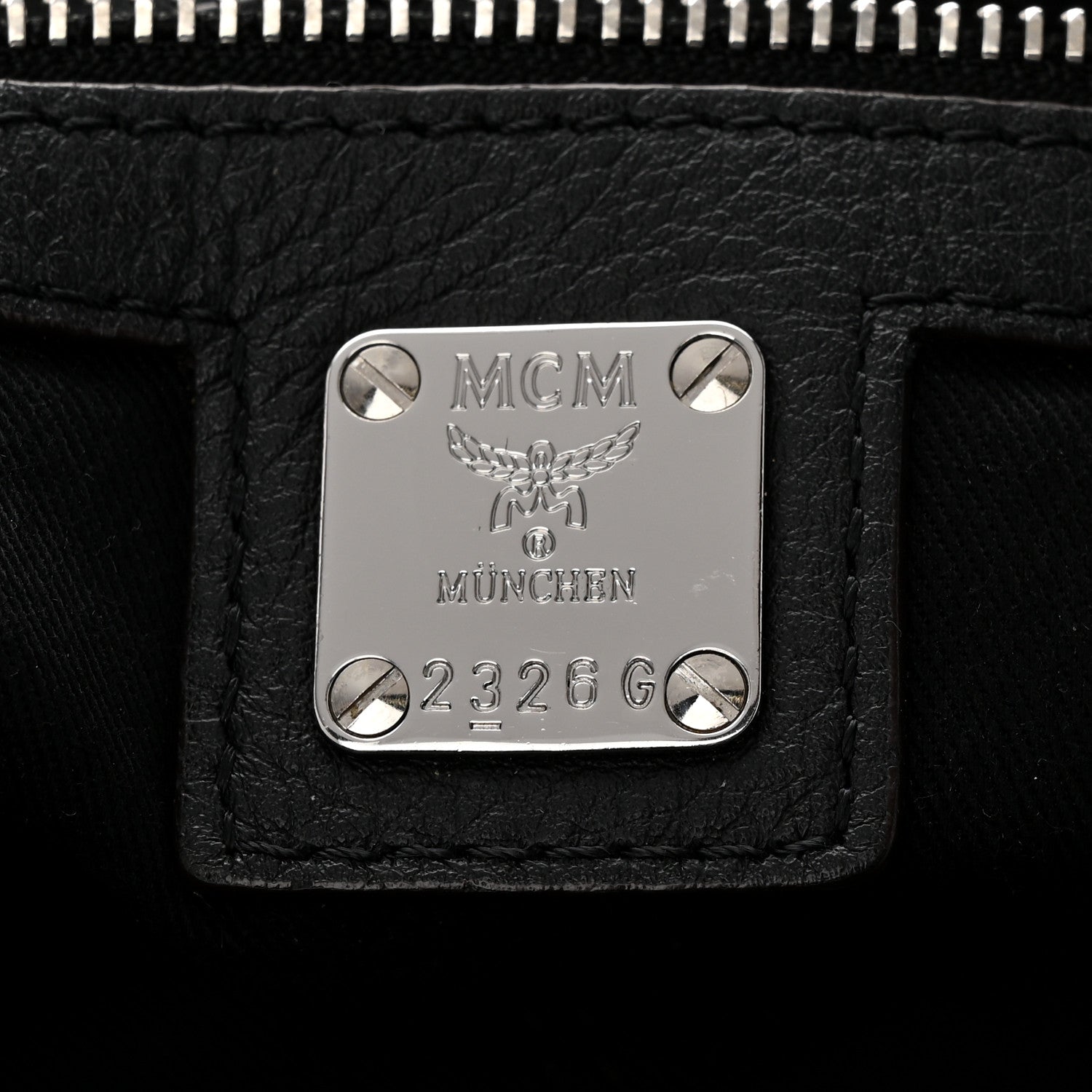 MCM Calfskin Ottomar Large Klara Hobo Black 6 of 15