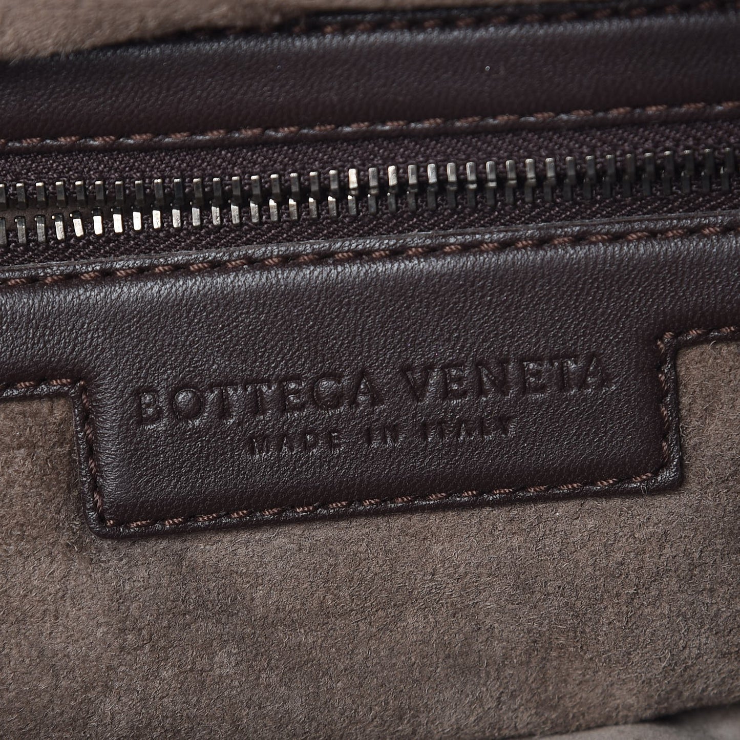 Nappa Intrecciato Large Veneta Hobo Ebano