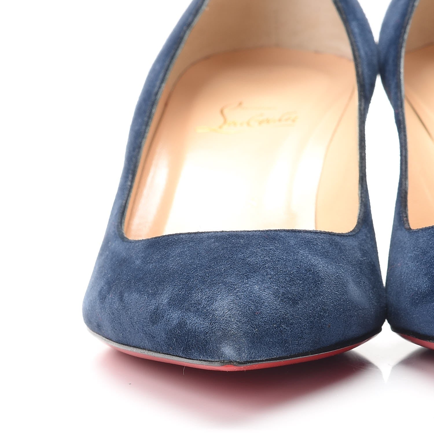 Christian Louboutin Veau Velours Pipina 55 Wedges 40.5 Night 11 of 17