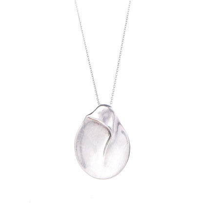 Tiffany Sterling Silver 40mm Elsa Peretti Madonna Pendant Necklace 4 of 7