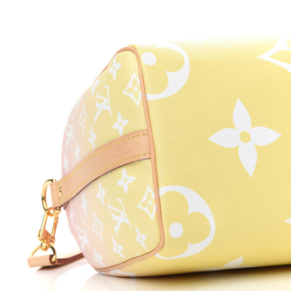 Louis Vuitton Monogram Giant By The Pool Speedy Bandouliere 25 Light Pink 7 of 8