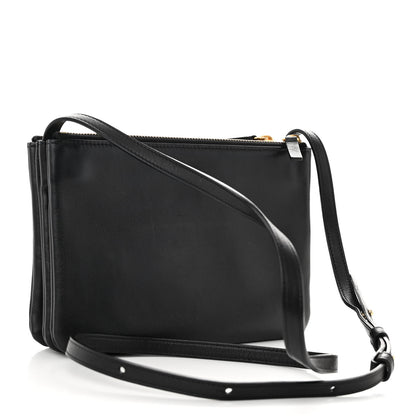 Celine Lambskin Small Trio Crossbody Bag Black 3 of 11