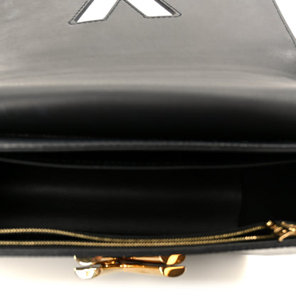 Louis Vuitton Epi Twist Braided Strap Shoulder Bag MM Black 5 of 10