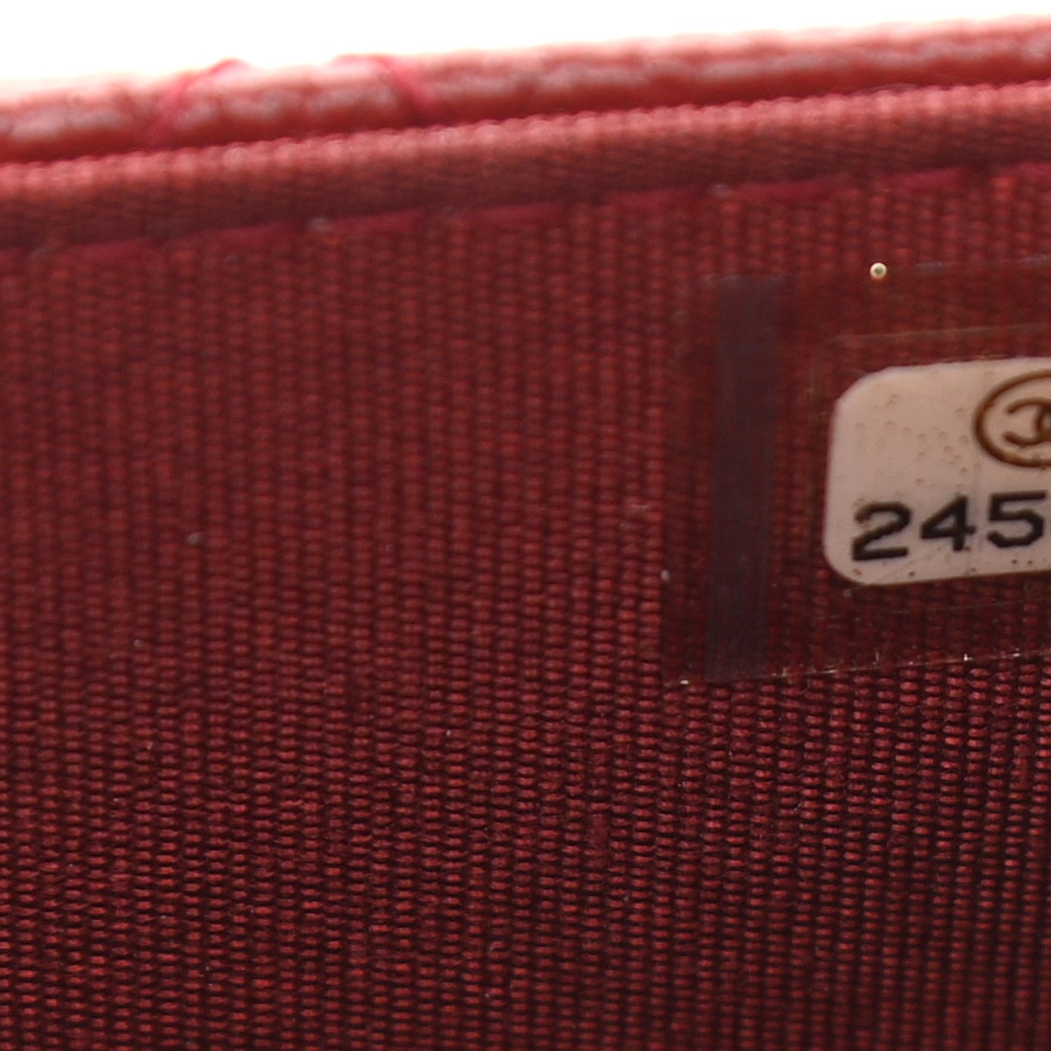 Chanel Caviar Quilted Golden Class Wallet On Chain WOC Red 8 of 12