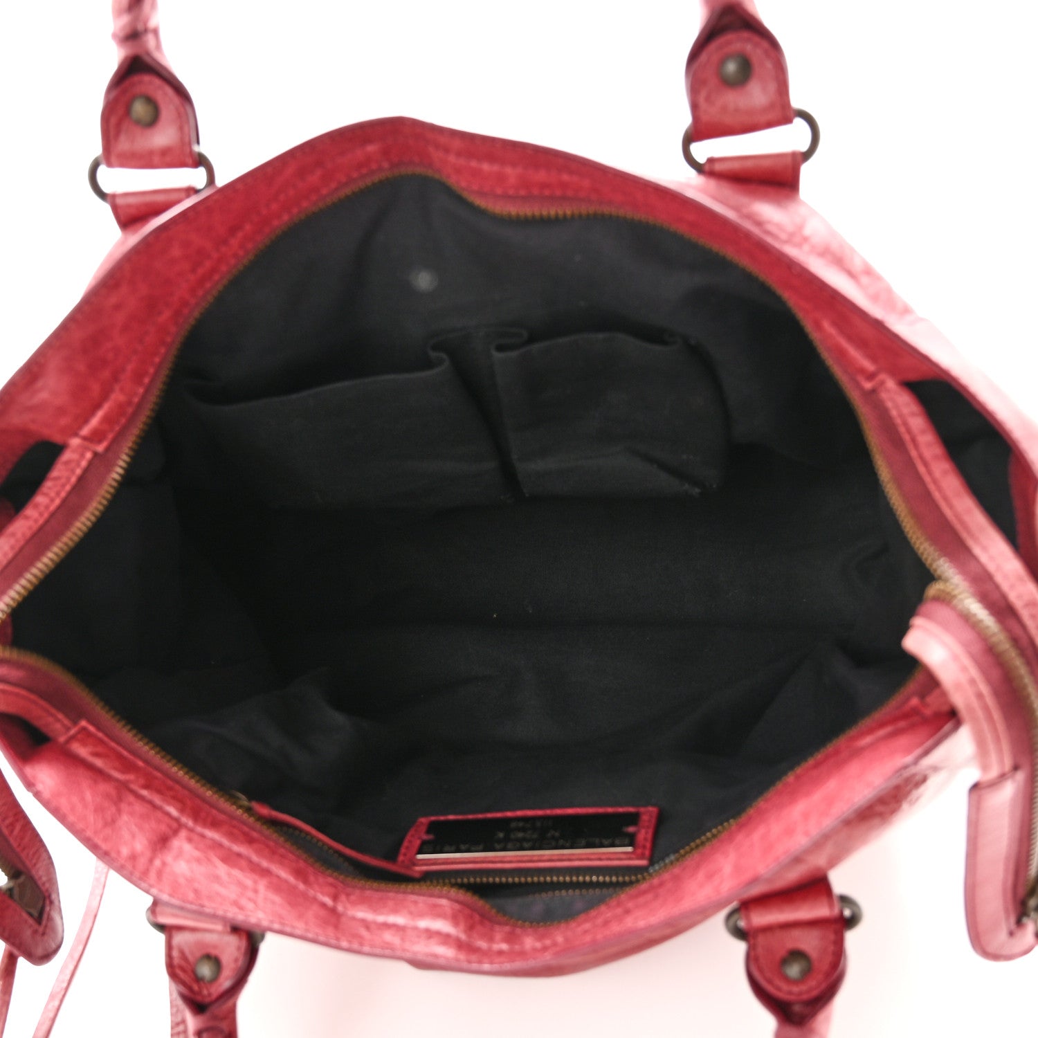 Balenciaga Agneau Classic Hardware City Cassis 6 of 11