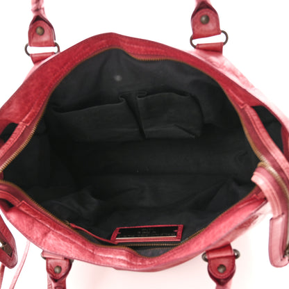 Balenciaga Agneau Classic Hardware City Cassis 6 of 11