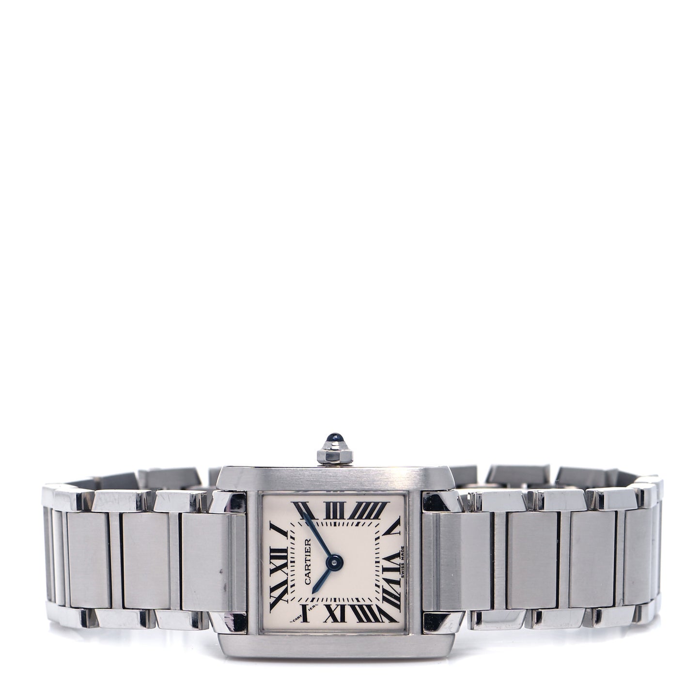 Stainless Steel 20mm Tank Francaise Quartz Watch