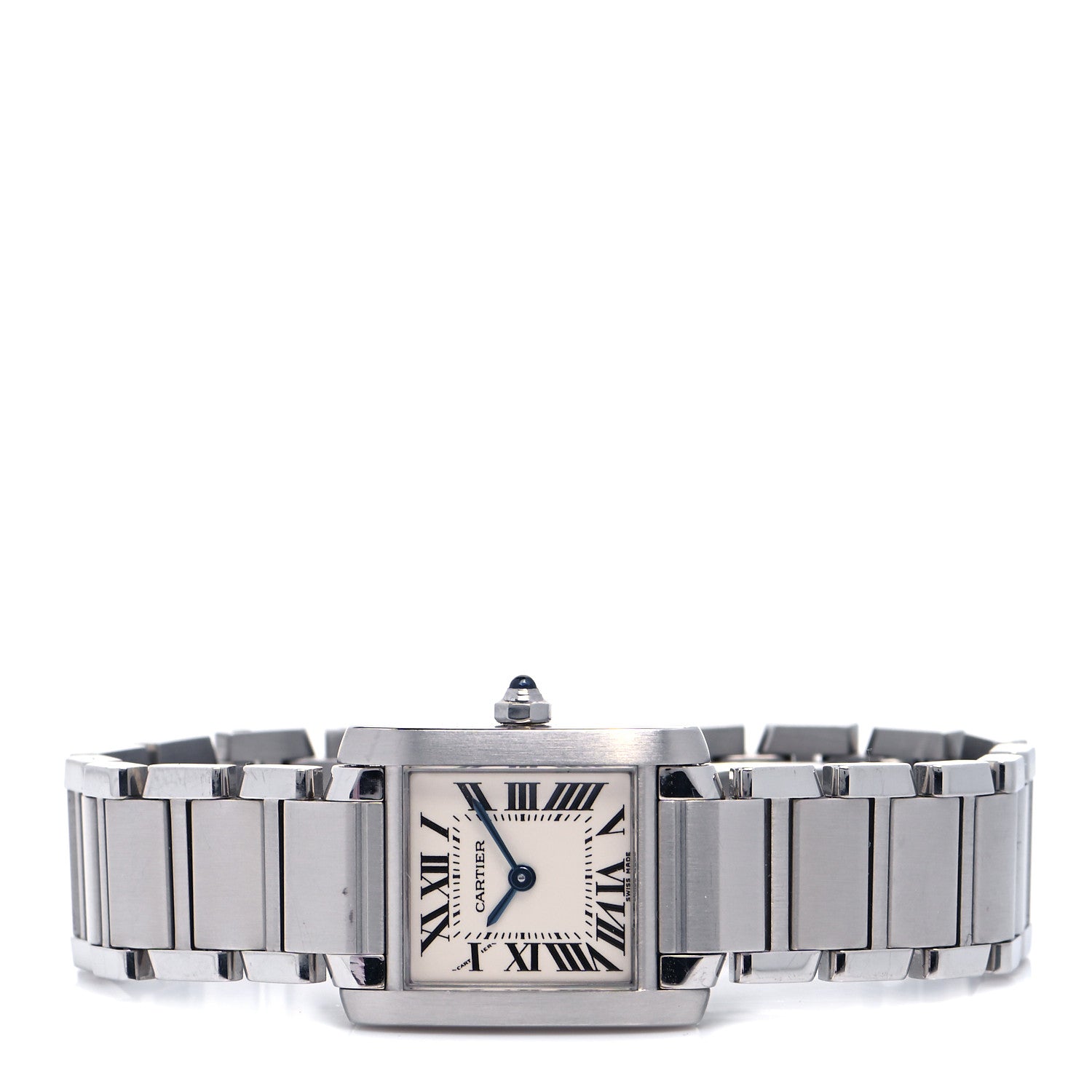 Cartier Stainless Steel 20mm Tank Francaise Quartz Watch 2 of 4