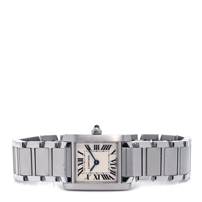 Cartier Stainless Steel 20mm Tank Francaise Quartz Watch 2 of 4