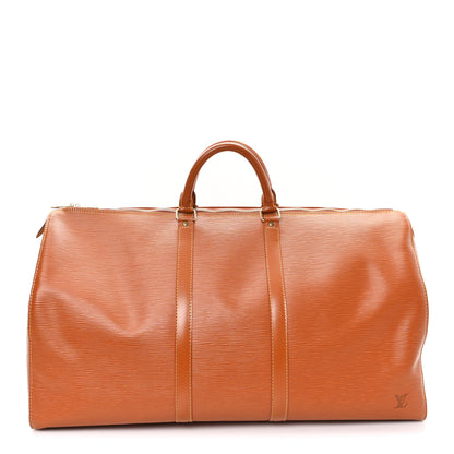 Louis Vuitton Epi Keepall 55 Cipango 1 of 9