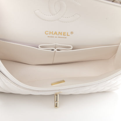 Chanel Caviar Quilted Small Double Flap White 5 of 10