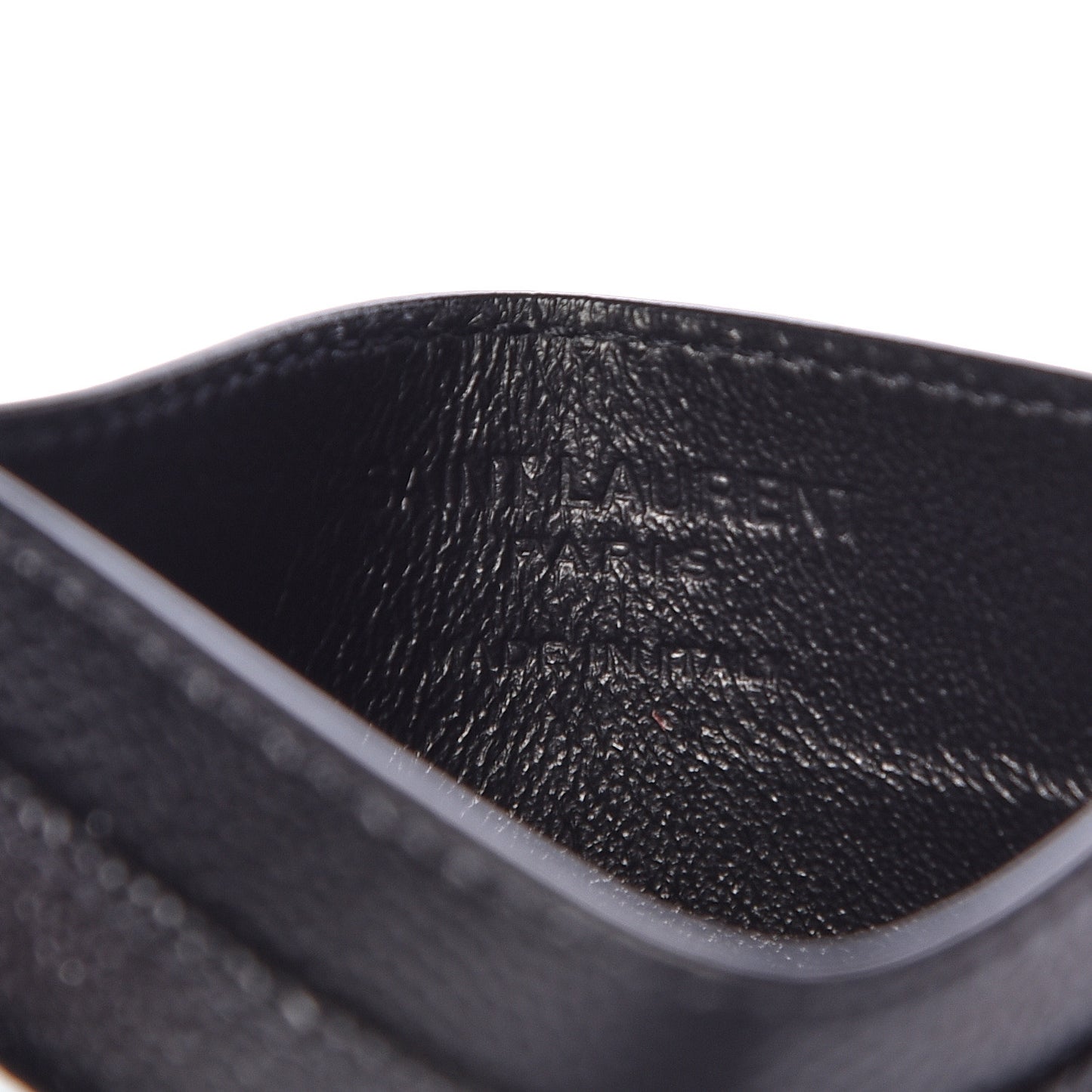 Grain de Poudre Musical Notes Credit Card Case Black