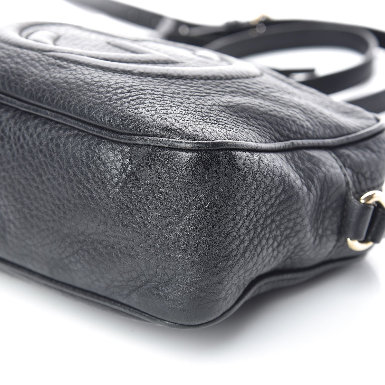 Gucci Pebbled Calfskin Small Soho Disco Bag Black 10 of 11