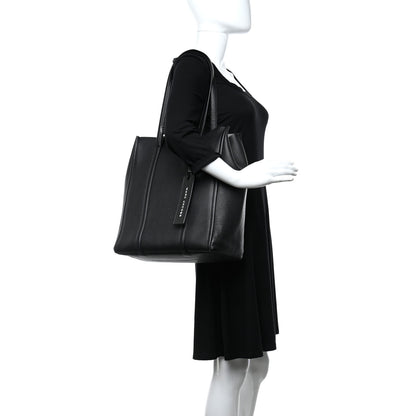 Marc Jacobs Grained Calfskin The Tag Tote Black 2 of 11