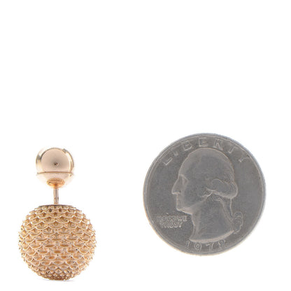 Christian Dior Mise En Dior Tribal Earrings Rose Gold 2 of 4