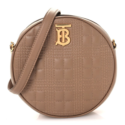 Burberry Lambskin Quilted New Louise Bag Camel 1 of 10