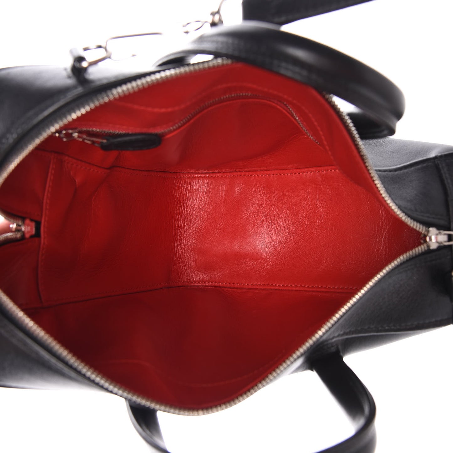 Calfskin S Triangle Duffle Black