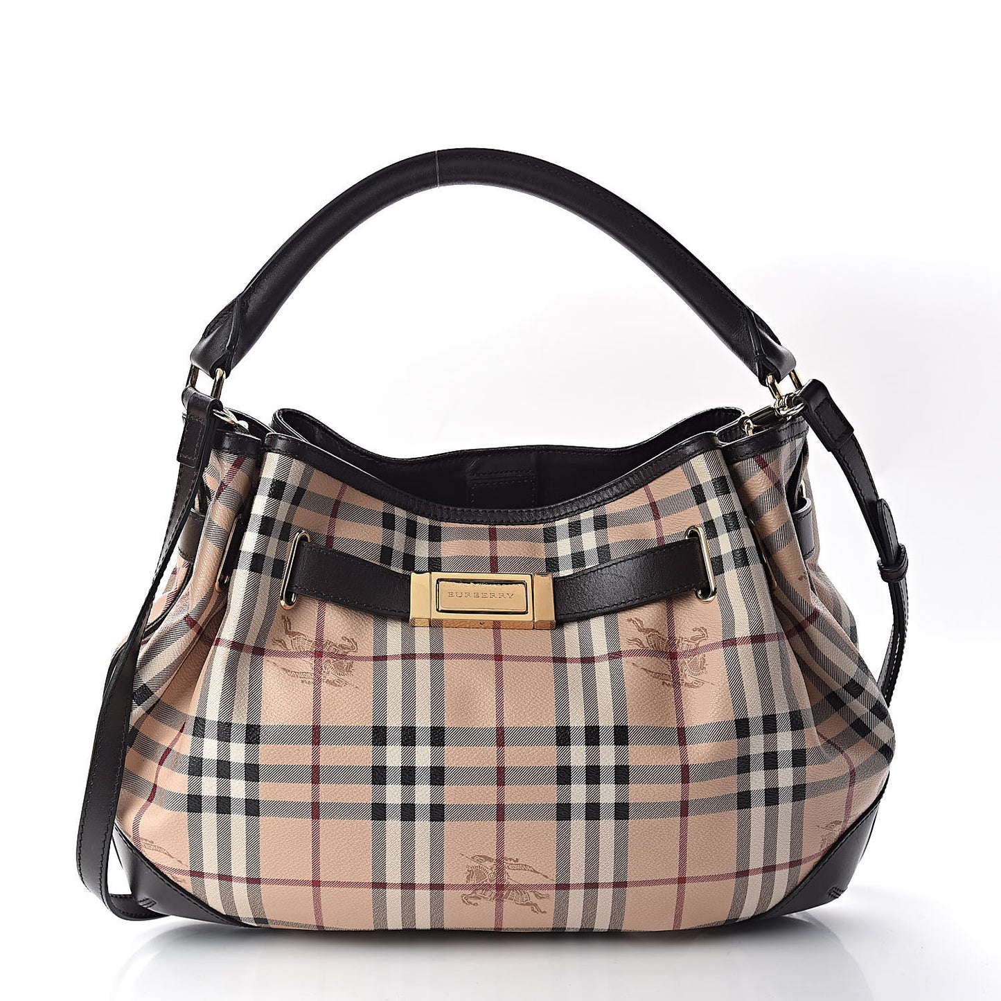Haymarket Check Medium Willenmore Hobo Chocolate