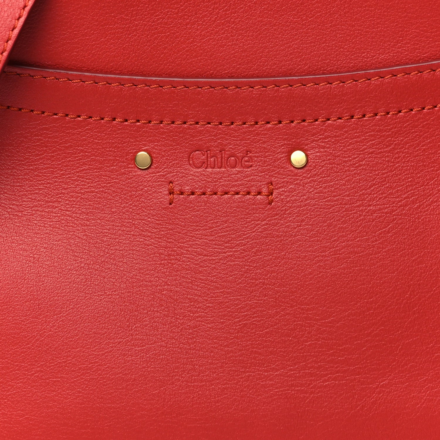 Chloe Calfskin Suede Mini Roy Bag Earthy Red 10 of 12