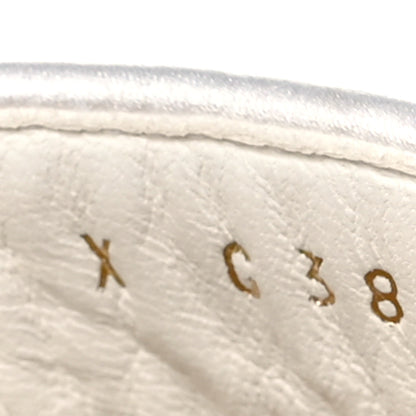 Chanel Terry Cloth Raffia CC Logo Thong Sandals 40.5 White 8 of 8