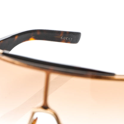 Gucci Aviator Shield Sunglasses 1830/S Brown 5 of 5