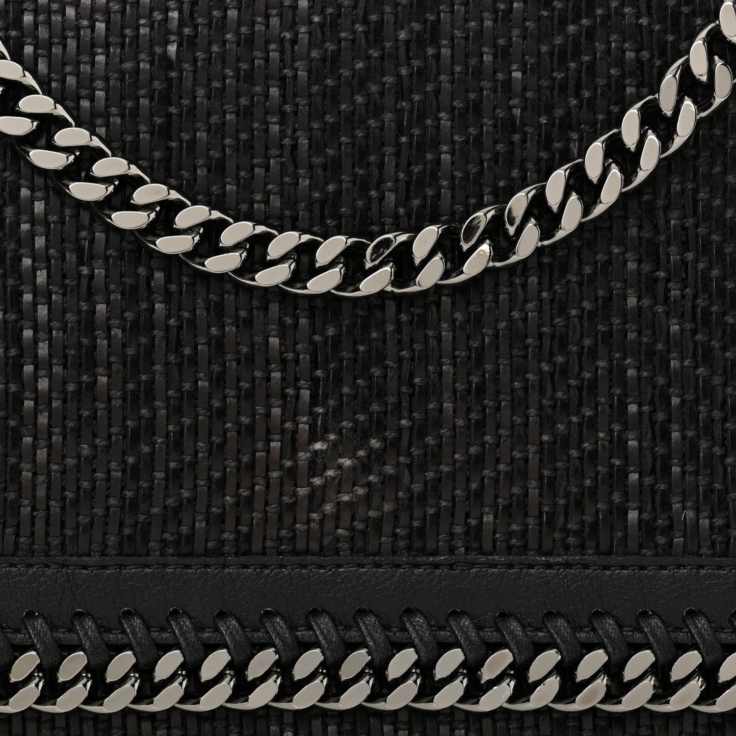 Stella McCartney Braided Falabella Clutch Black 7 of 13