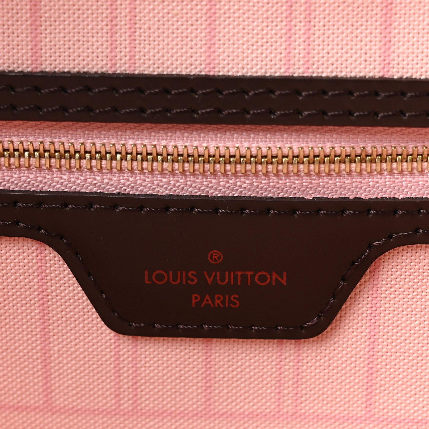 Damier Ebene Neo Neverfull MM Rose Ballerine