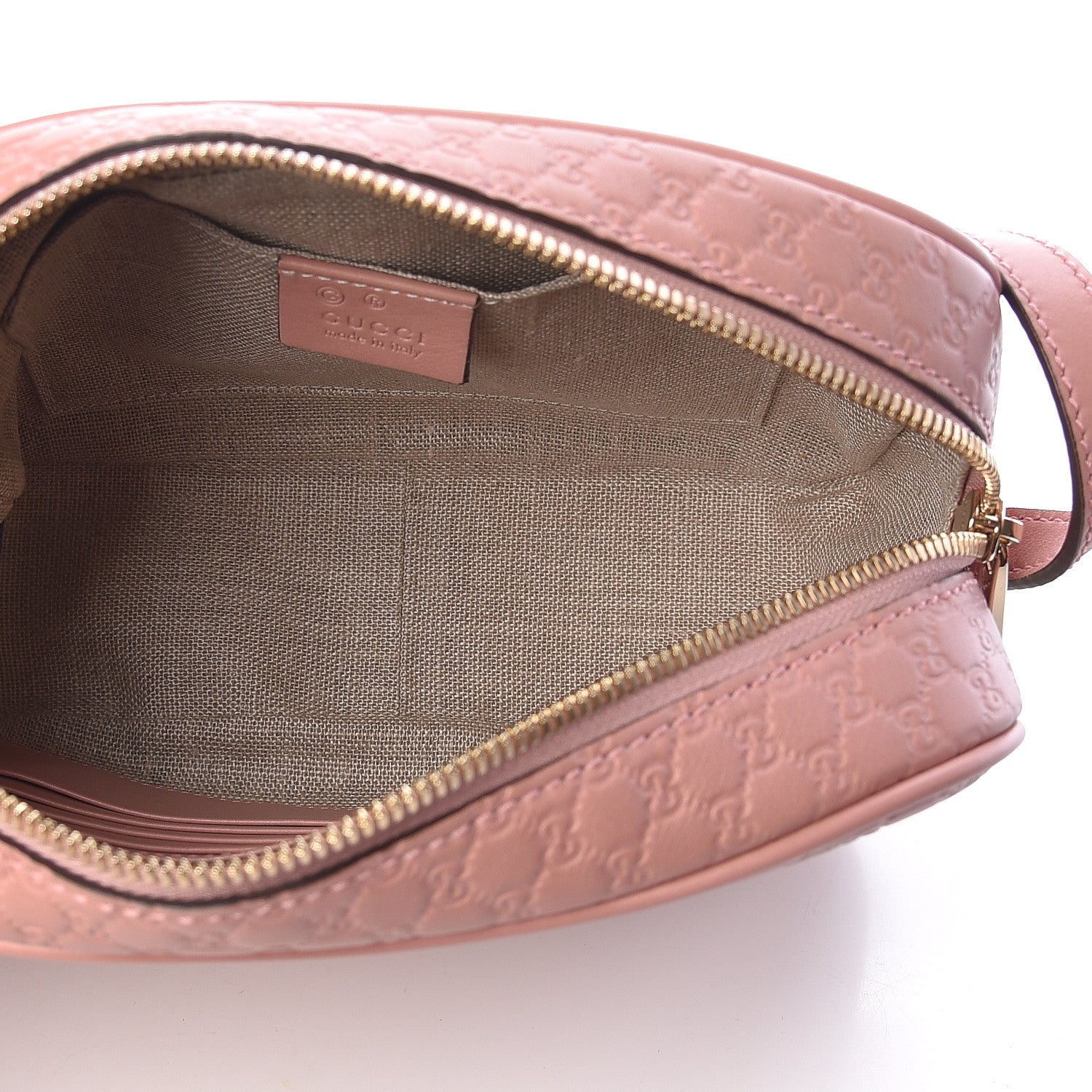 Gucci Soft Microguccissima Mini Bree Messenger Bag Soft Pink 5 of 10