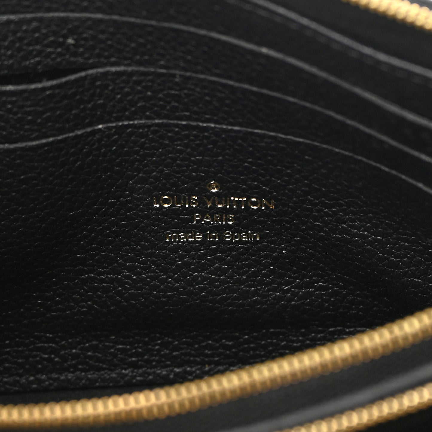 Empreinte Double Zip Pochette Black