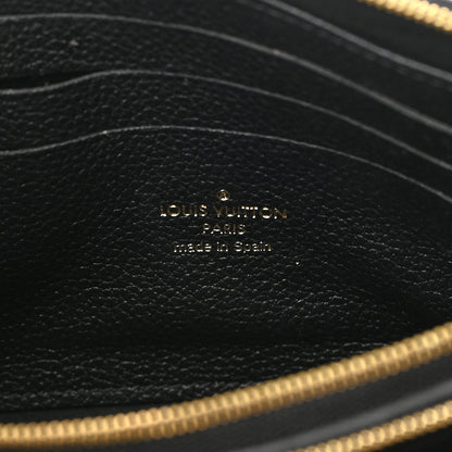 Louis Vuitton Empreinte Double Zip Pochette Black 7 of 13