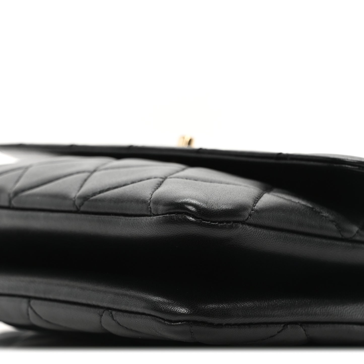 Lambskin Quilted Medium Trendy CC Flap Black