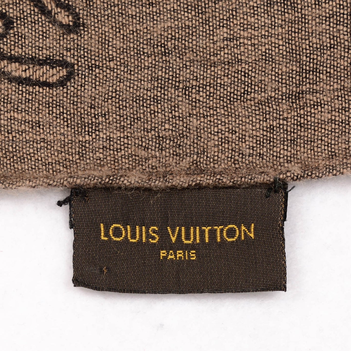 Knit Cashmere Circle Rope Bandana Brown